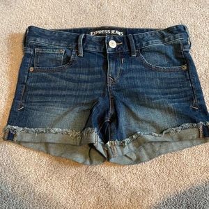 Express jeans shorts